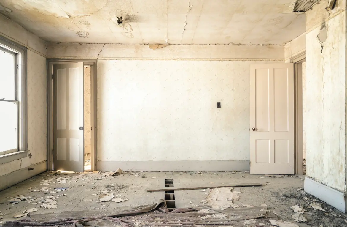 Waste disposal crew managing a cleanout project in Tipton